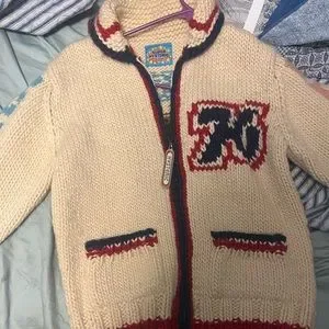 トップス HYSTERIC GLAMOUR X WDS Knit Cardigan Hysteric Glamour Knit Beige Light Pink Multicolor | Depop